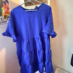 Torrid Royal Blue Textured Tunic